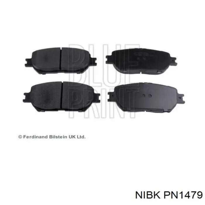 Compre PN1479 Nibk Sapatas do freio dianteiras de disco