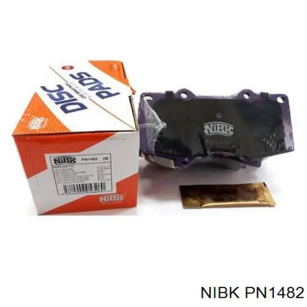 Sapatas do freio dianteiras de disco Nibk PN1482 preço, a partir de 31,38 USD