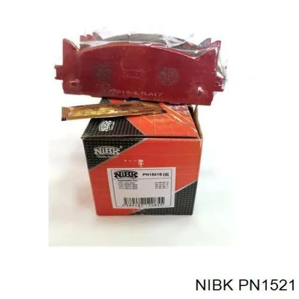 Compre PN1521 Nibk Sapatas do freio dianteiras de disco