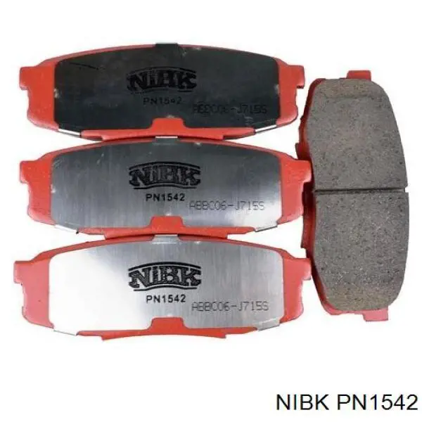 Compre PN1542 Nibk Sapatas do freio traseiras de disco
