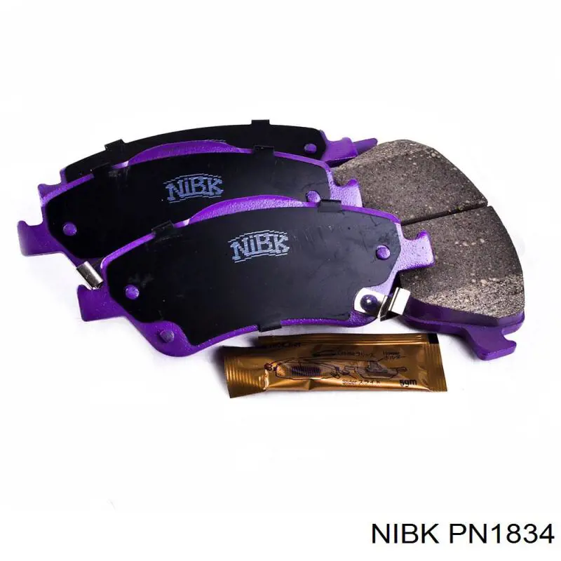 Sapatas do freio dianteiras de disco Nibk PN1834 preço, a partir de 29,17 USD