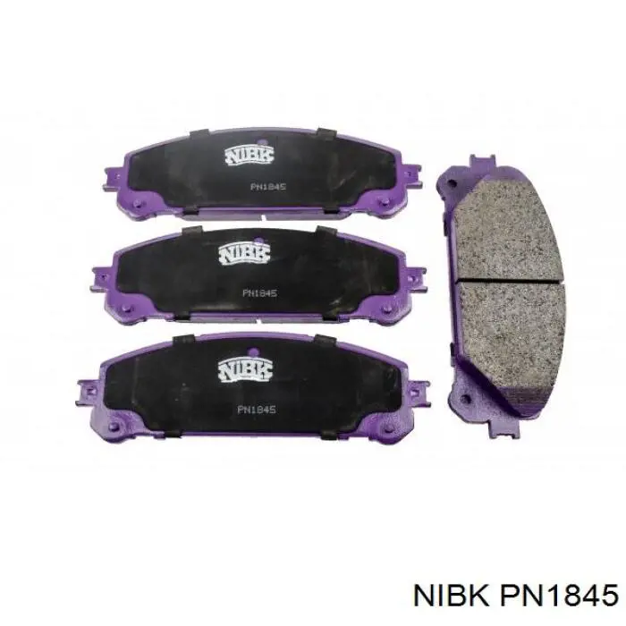 PN1845 Nibk Sapatas do freio dianteiras de disco