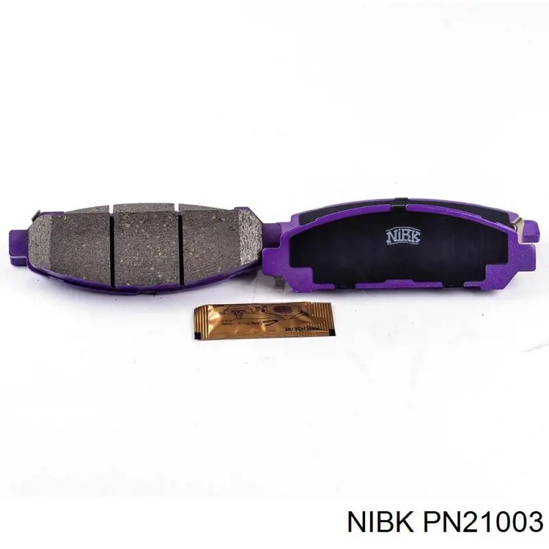 Compre PN21003 Nibk Sapatas do freio dianteiras de disco