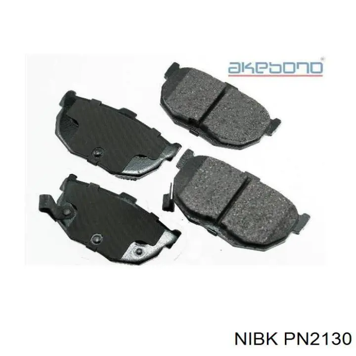 Compre PN2130 Nibk Sapatas do freio traseiras de disco