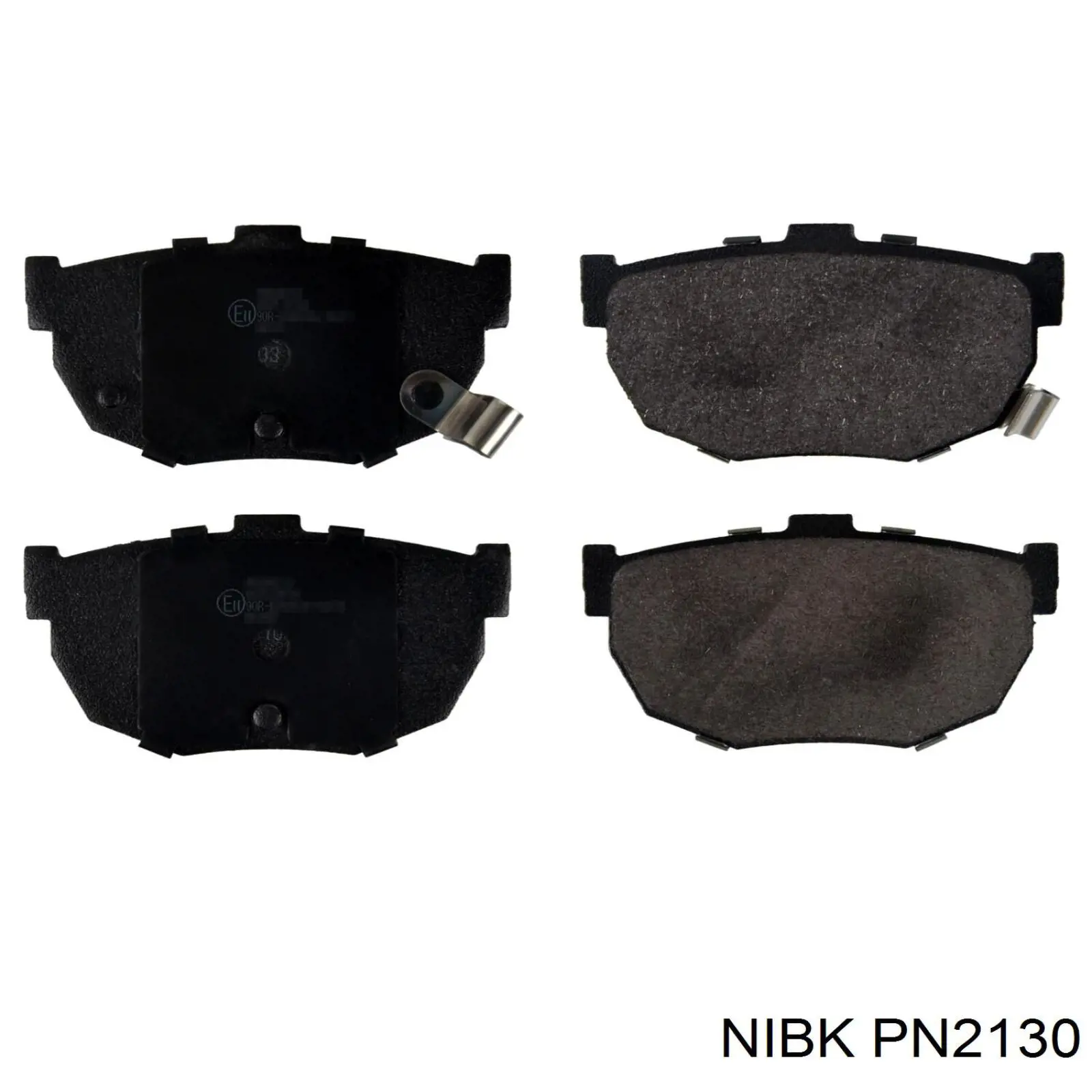 Sapatas do freio traseiras de disco Nibk PN2130 preço, a partir de 20,77 USD