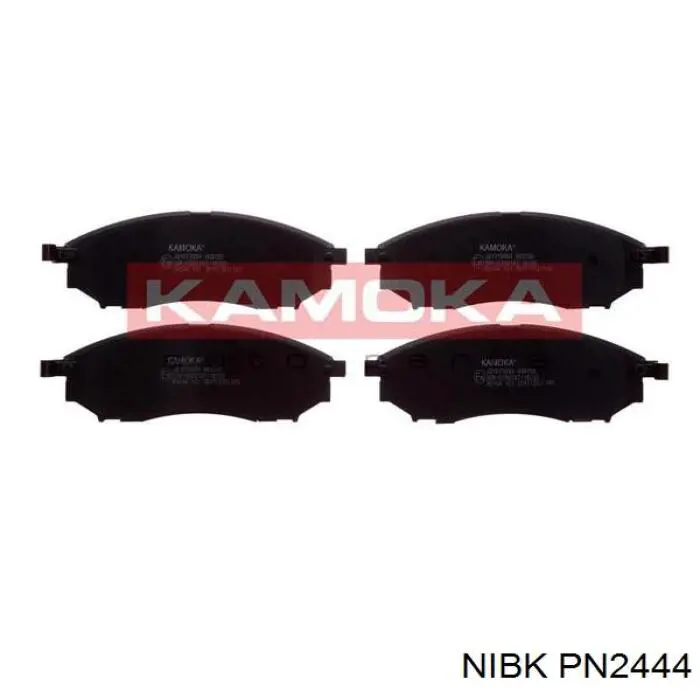 Compre PN2444 Nibk Sapatas do freio dianteiras de disco