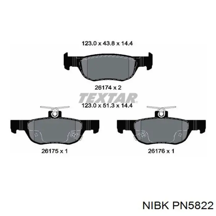 Sapatas do freio traseiras de disco Brembo P49064 preço, a partir de 34,88 USD