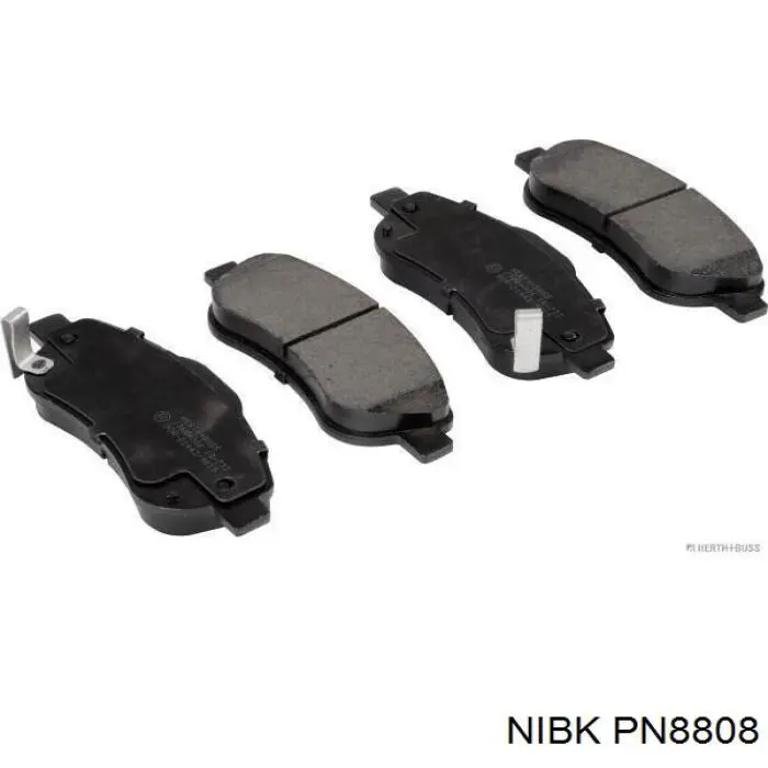 Sapatas do freio dianteiras de disco Nibk PN8808 preço, a partir de 34,32 USD