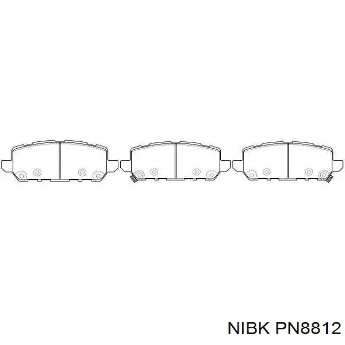 Compre PP414AF Japan Parts Sapatas do freio traseiras de disco