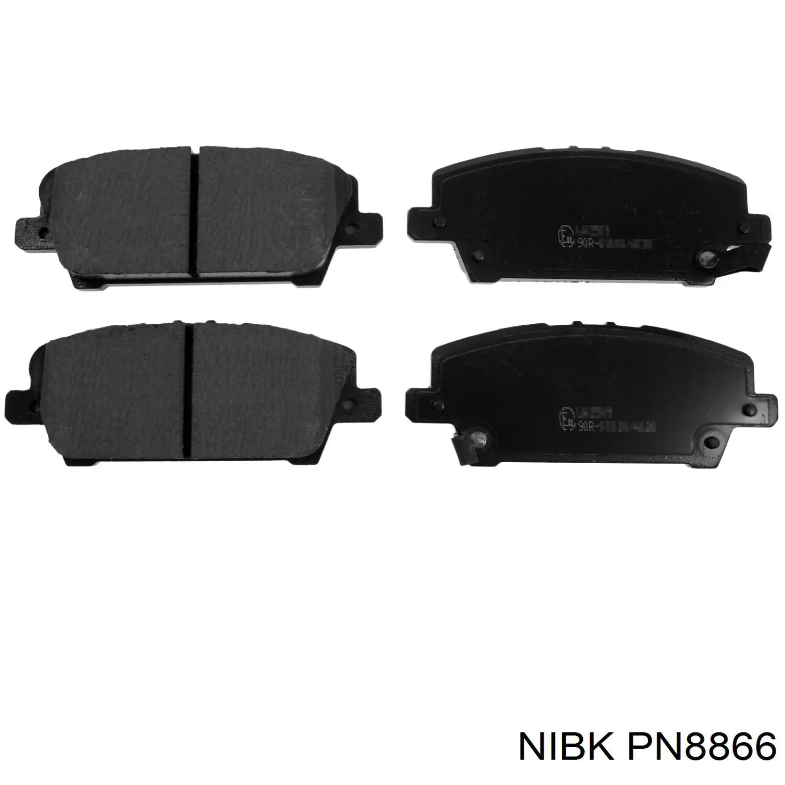 Sapatas do freio dianteiras de disco Nibk PN8866 preço, a partir de 31,48 USD