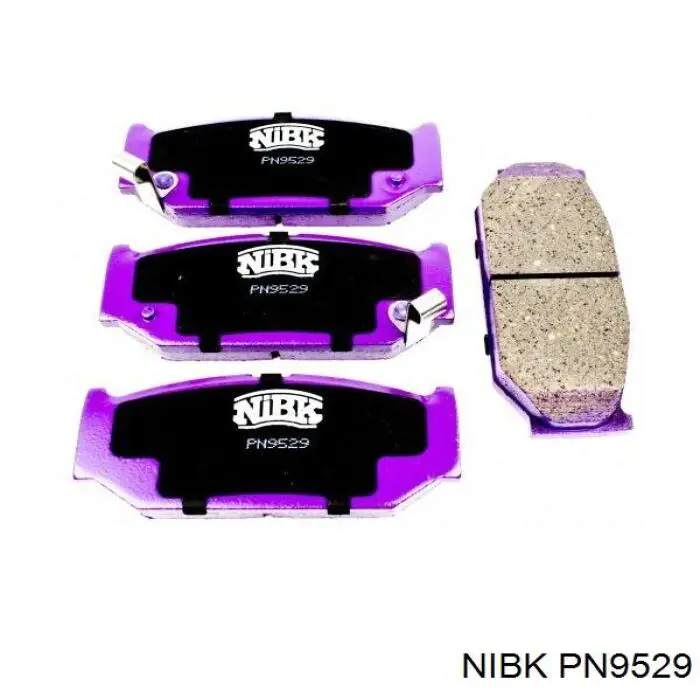 PN9529 Nibk Sapatas do freio dianteiras de disco