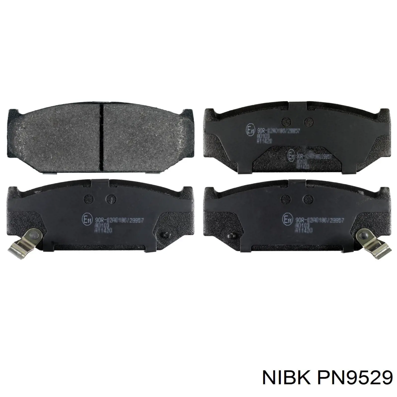 Compre PN9529 Nibk Sapatas do freio dianteiras de disco