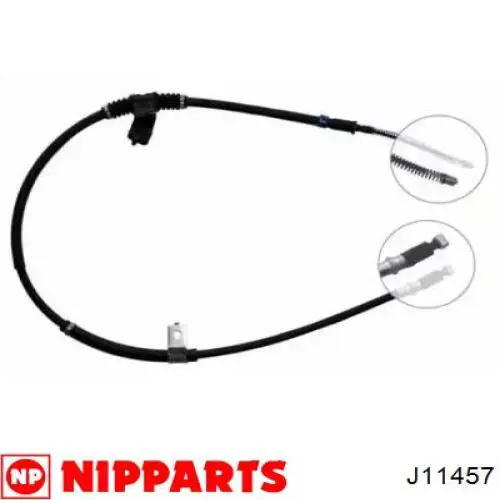 J11457 Nipparts Cabo do freio de estacionamento traseiro esquerdo