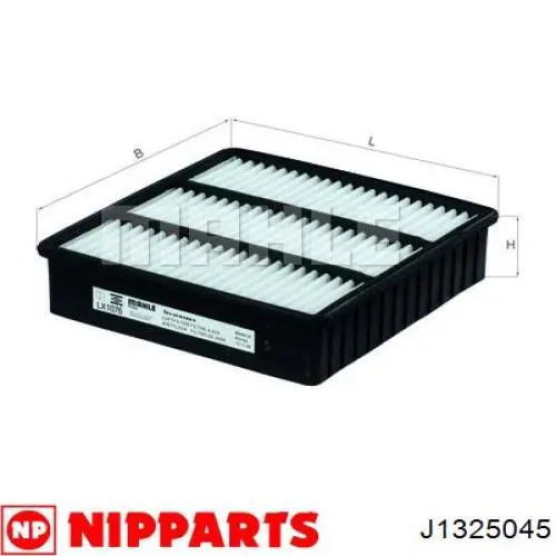 Filtro de ar Nipparts J1325045 preço, a partir de 27,17 USD