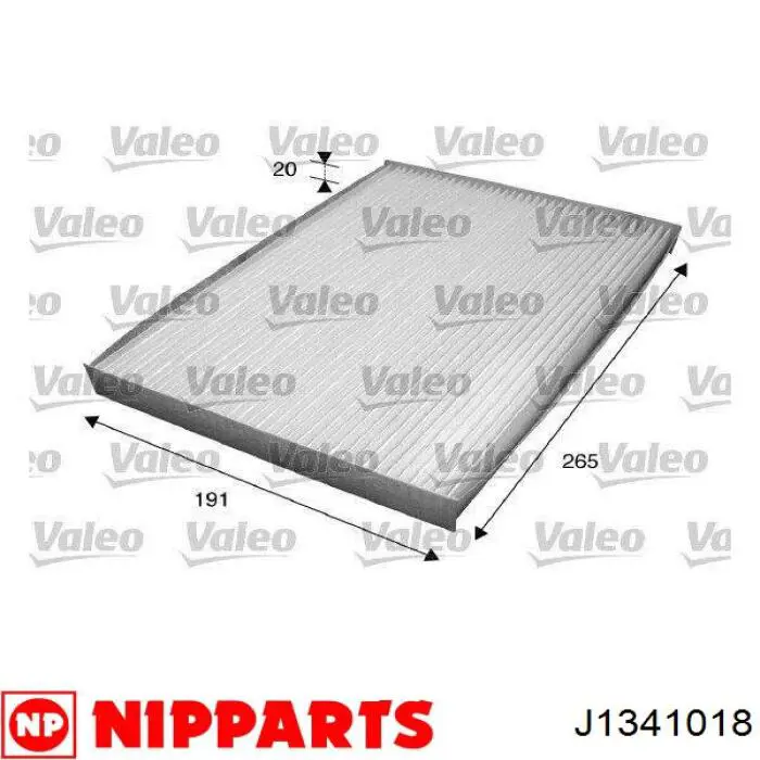 Compre J1341018 Nipparts Filtro de salão