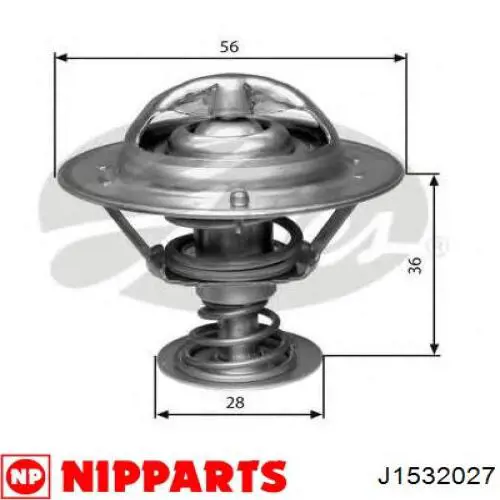 Compre J1532027 Nipparts Termostato