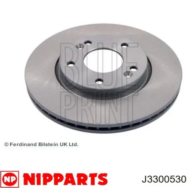 Compre J3300530 Nipparts Disco do freio dianteiro