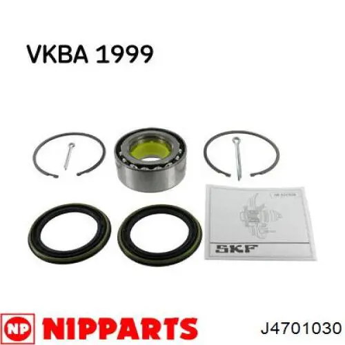 Compre J4701030 Nipparts Rolamento de cubo dianteiro