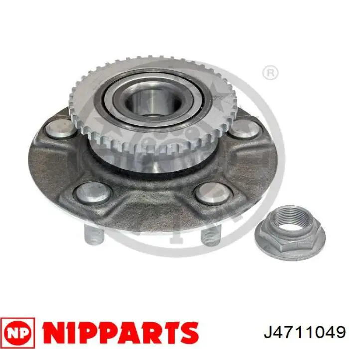 Cubo traseiro Nipparts J4711049 preço, a partir de 51,52 USD