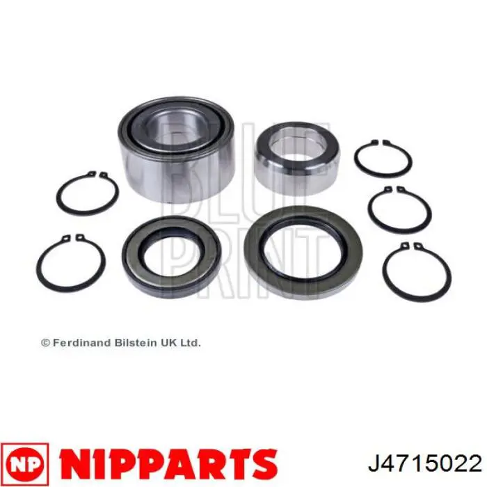 Compre J4715022 Nipparts Rolamento de cubo traseiro
