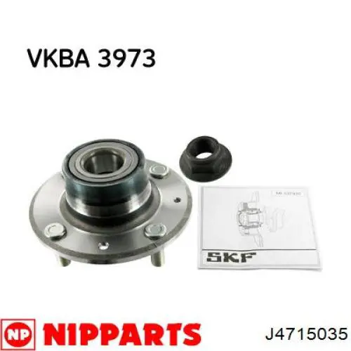 Compre J4715035 Nipparts Cubo traseiro