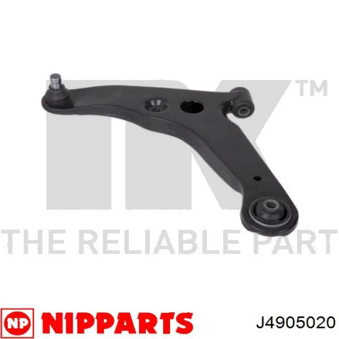 Compre J4905020 Nipparts Braço oscilante inferior esquerdo de suspensão dianteira