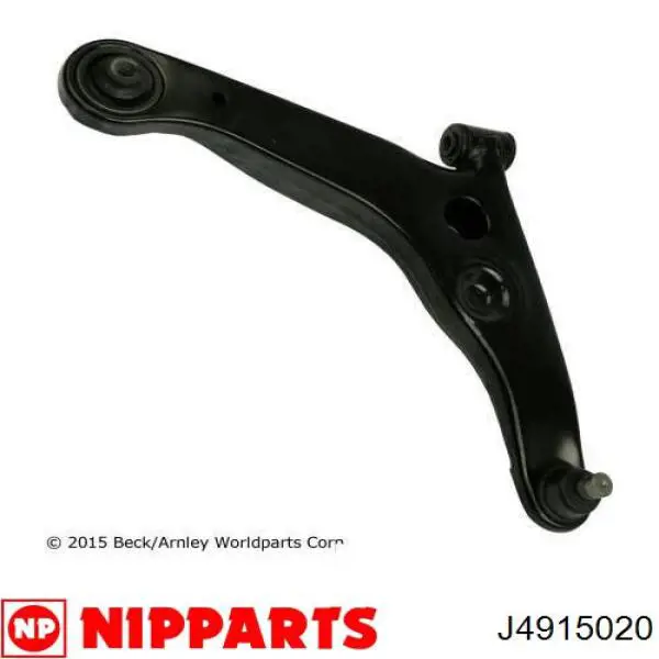 Compre J4915020 Nipparts Braço oscilante inferior direito de suspensão dianteira
