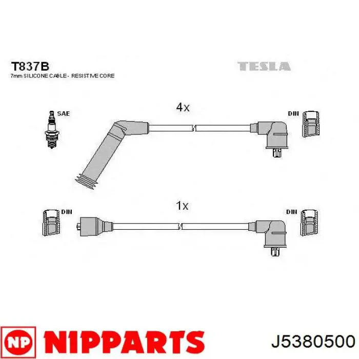 Compre C1139 VALEO Fios de alta voltagem, kit