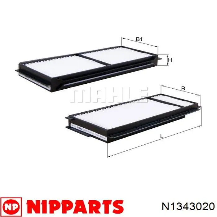 Compre N1343020 Nipparts Filtro de salão