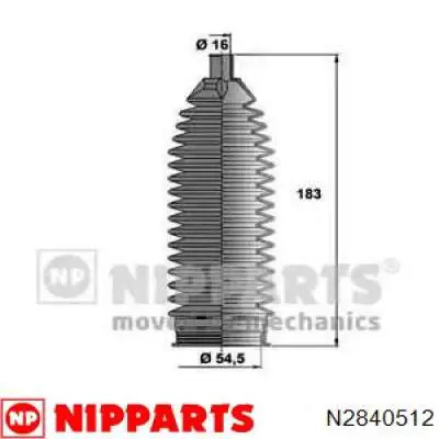 Compre 10556 Metalcaucho Bota de proteção do mecanismo de direção (de cremalheira)