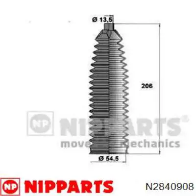 Bota de proteção do mecanismo de direção (de cremalheira) Metalcaucho 10560 preço, a partir de 15,60 USD