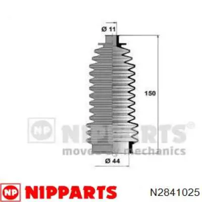 Bota de proteção do mecanismo de direção (de cremalheira) Nipparts N2841025 preço, a partir de 9,69 USD