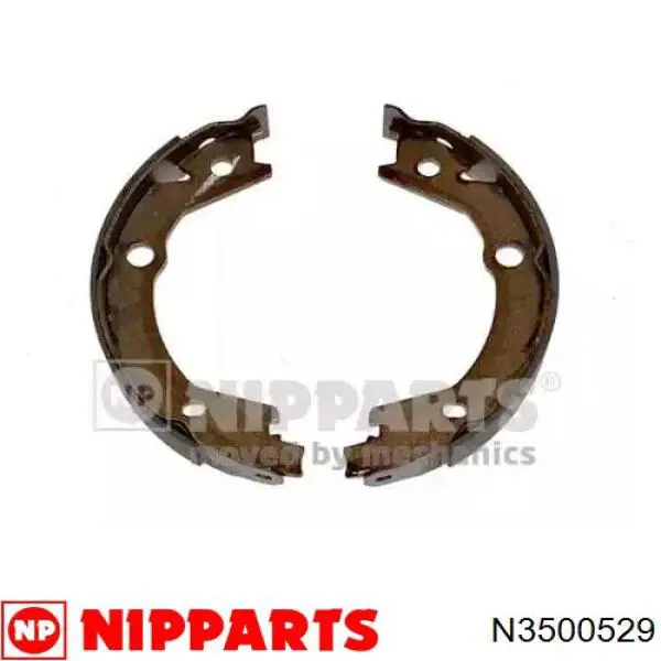 N3500529 Nipparts Sapatas do freio de estacionamento