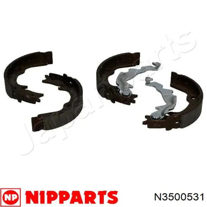 Sapatas do freio de estacionamento Nipparts N3500531 preço, a partir de 37,58 USD