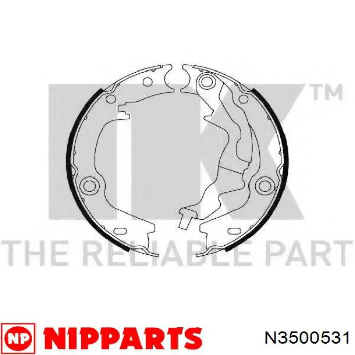 Compre N3500531 Nipparts Sapatas do freio de estacionamento