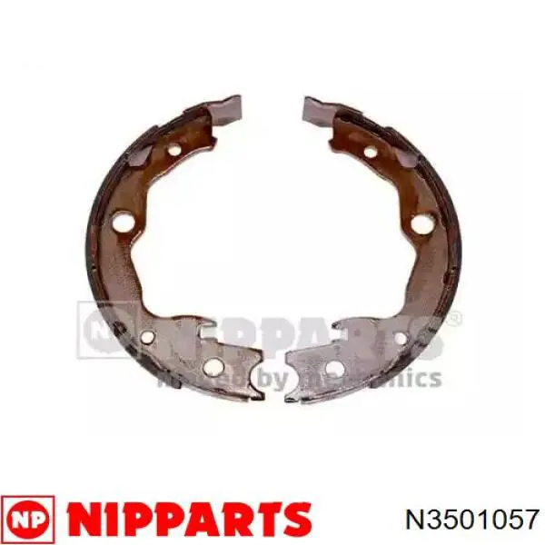 Sapatas do freio de estacionamento Nipparts N3501057 preço, a partir de 26,91 USD