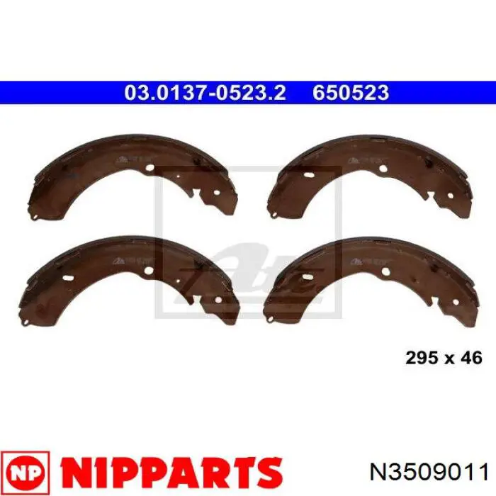 Compre BC08910 Starline Sapatas do freio traseiras de tambor