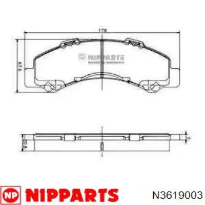 Sapatas do freio traseiras de disco 8982169210 Isuzu
