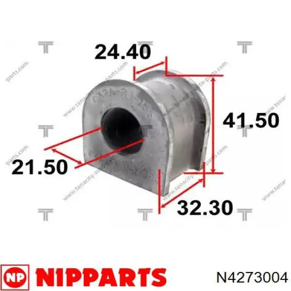 Bucha de estabilizador dianteiro Nipparts N4273004 preço, a partir de 3,86 USD