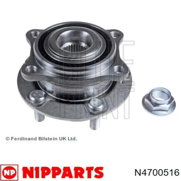 Compre N4700516 Nipparts Cubo dianteiro