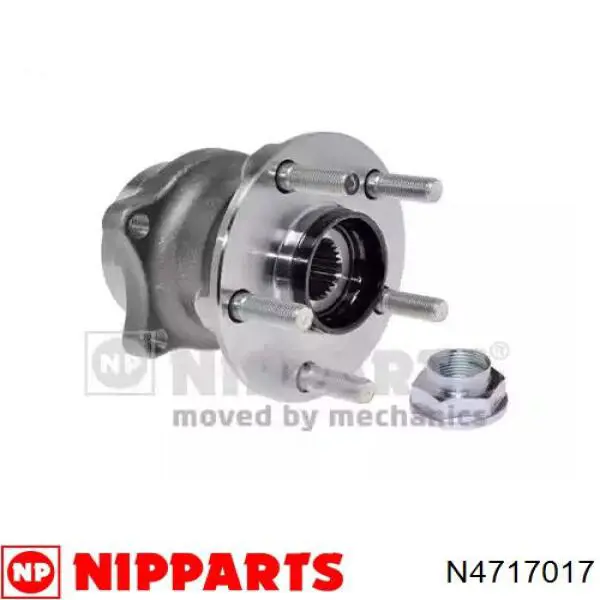 N4717017 Nipparts Cubo traseiro