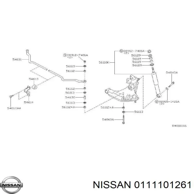  Nissan/Infiniti 0111101261 preço, a partir de 10,92 USD