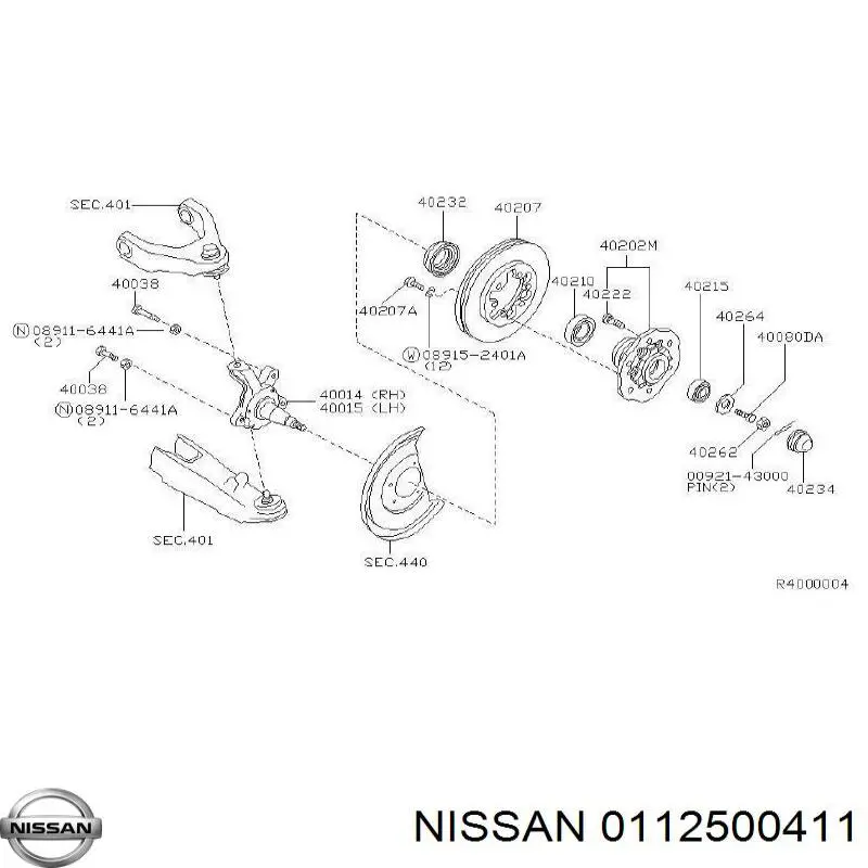  Nissan/Infiniti 0112500411 preço, a partir de 12,58 USD