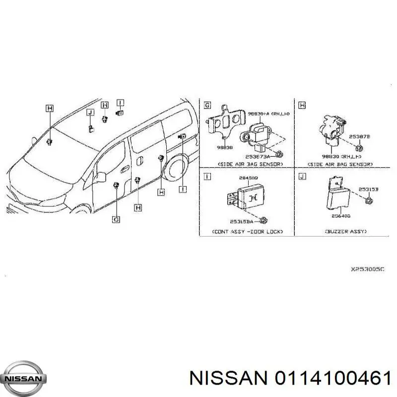 0114100461 Nissan/Infiniti 