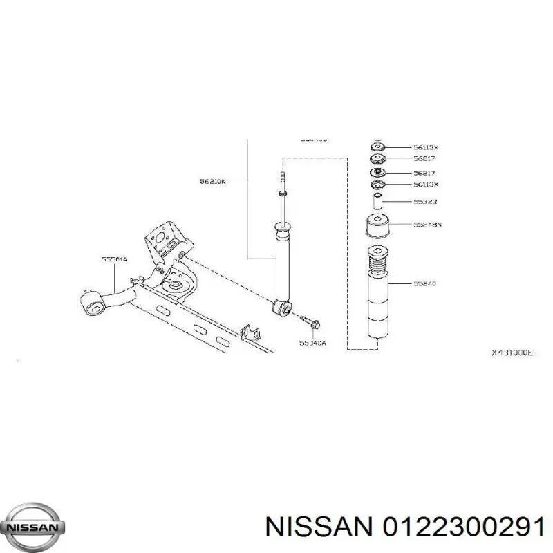  Nissan/Infiniti 0122300291 preço, a partir de 37,51 USD