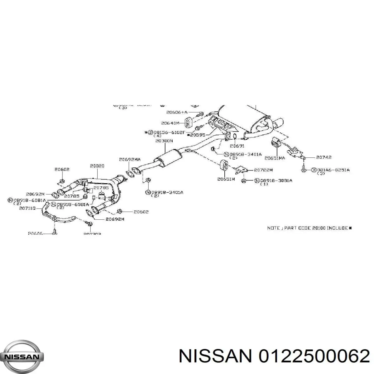 0122500062 Nissan/Infiniti 
