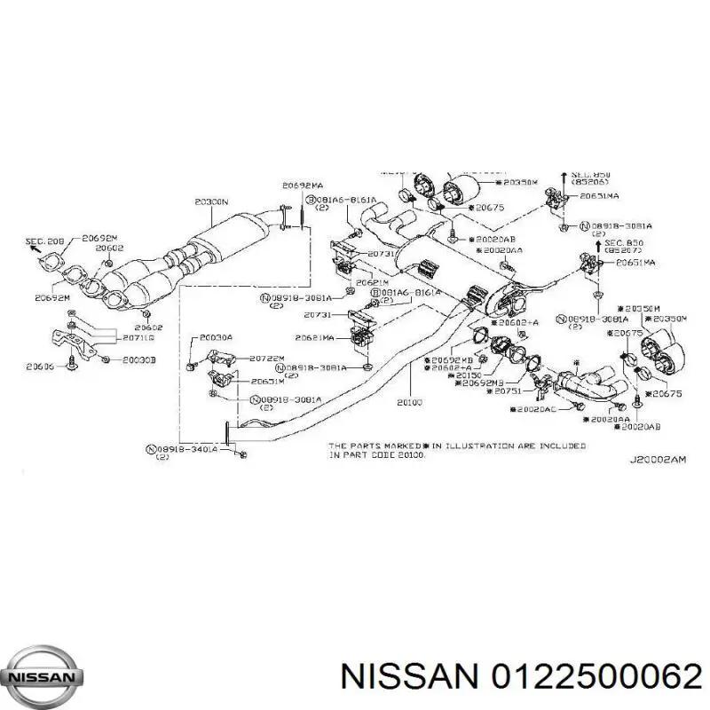 Compre 0122500062 Nissan/Infiniti 