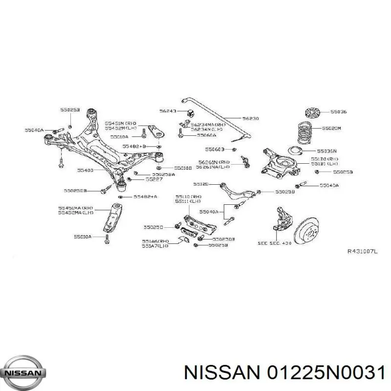 01225N0031 Nissan/Infiniti 