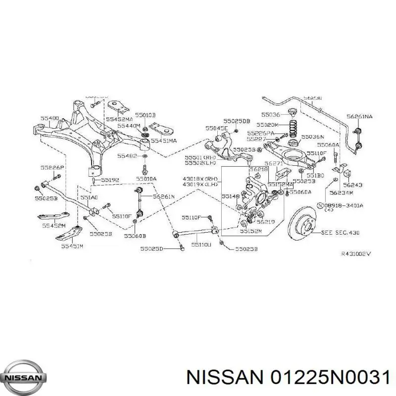  Nissan/Infiniti 01225N0031 preço, a partir de 11,02 USD