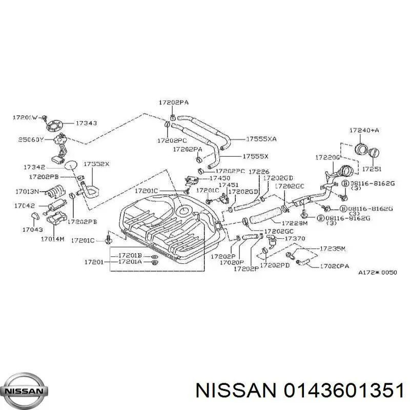 0143601351 Nissan/Infiniti 